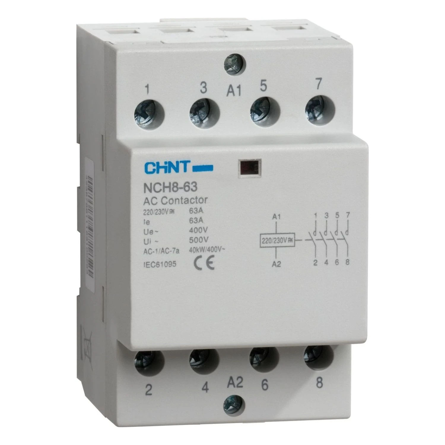 Chint NCH8 4-pole modular contactor