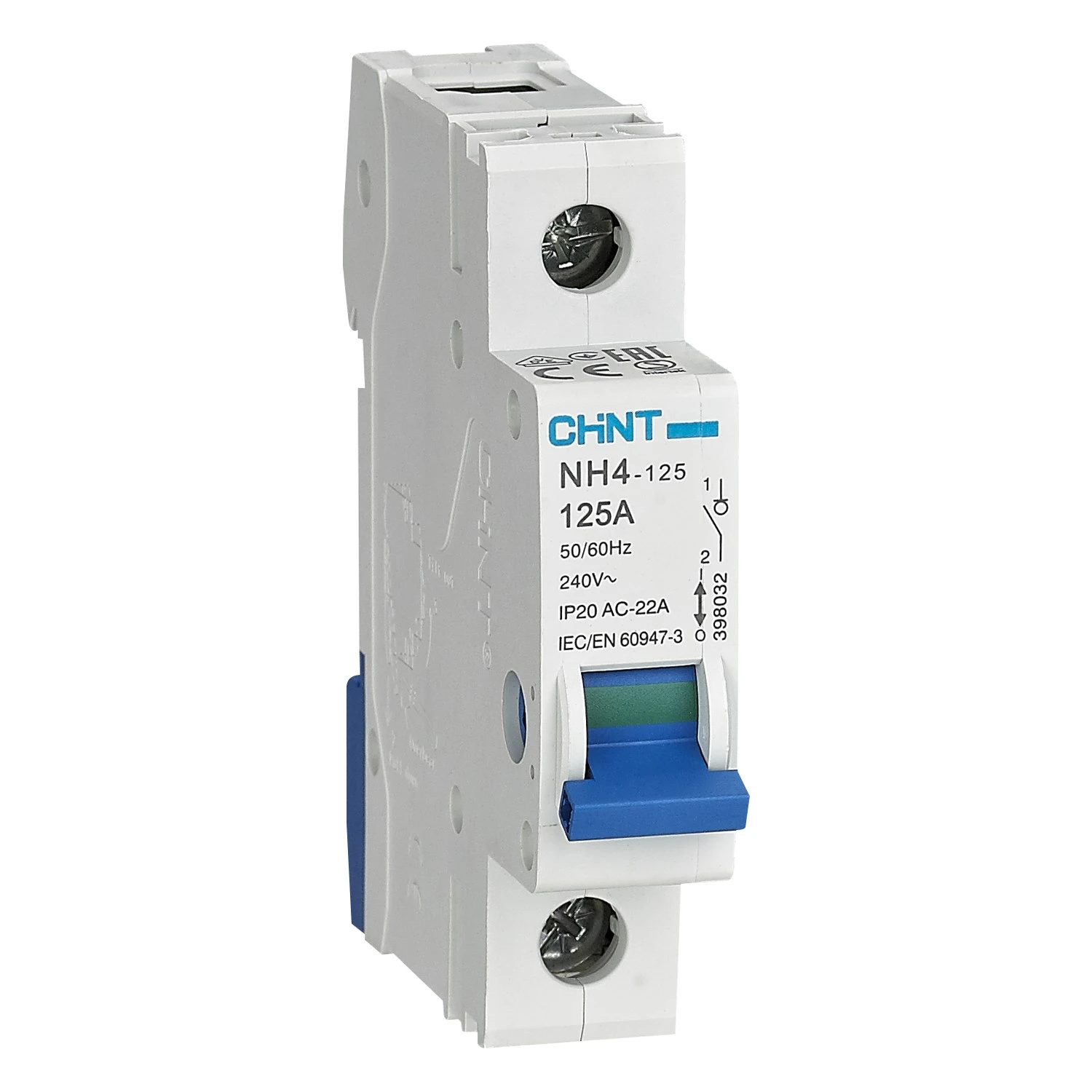 Chint NH4-125 1P isolator switch disconnector