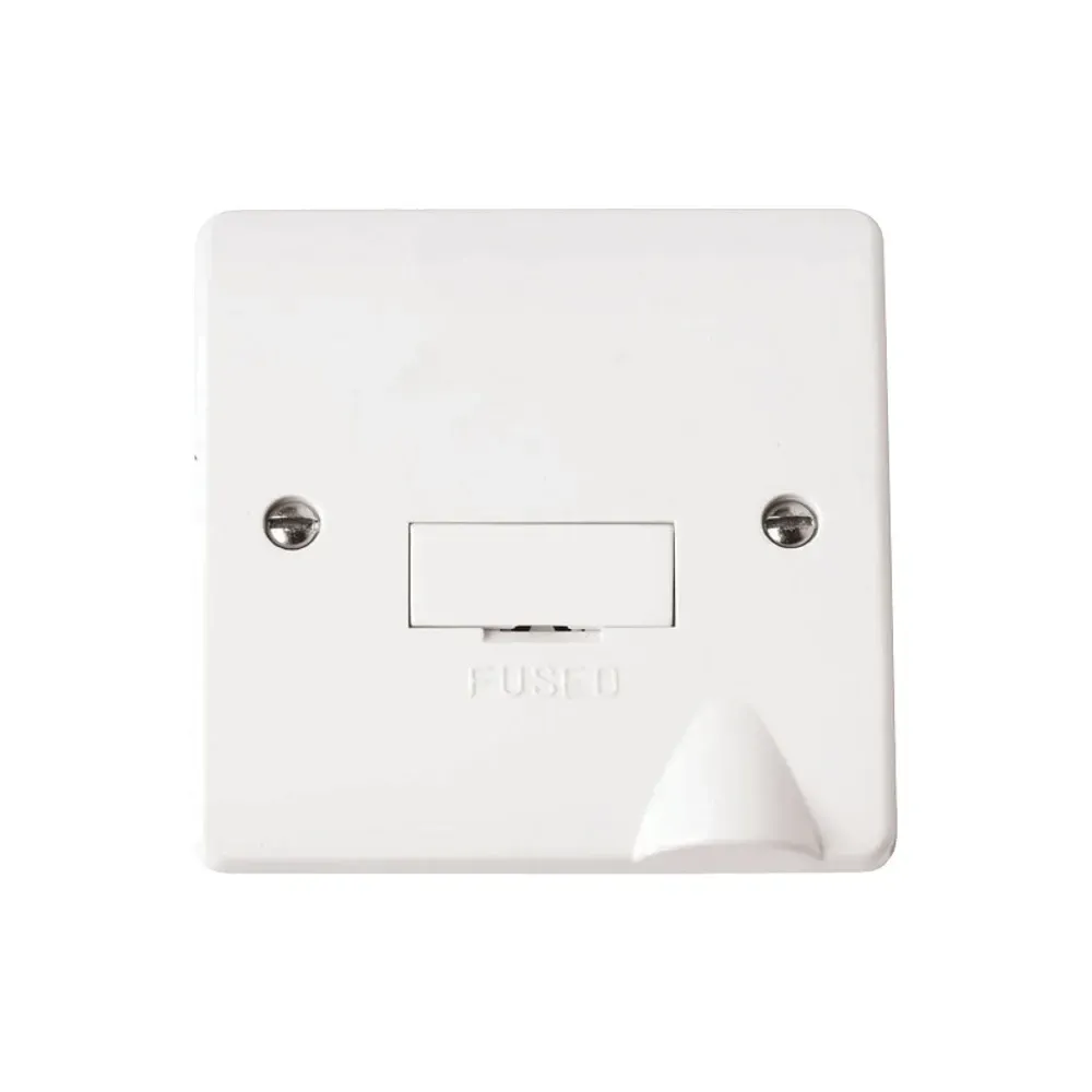 Click Mode CMA050 13A fused connection unit polar white finish
