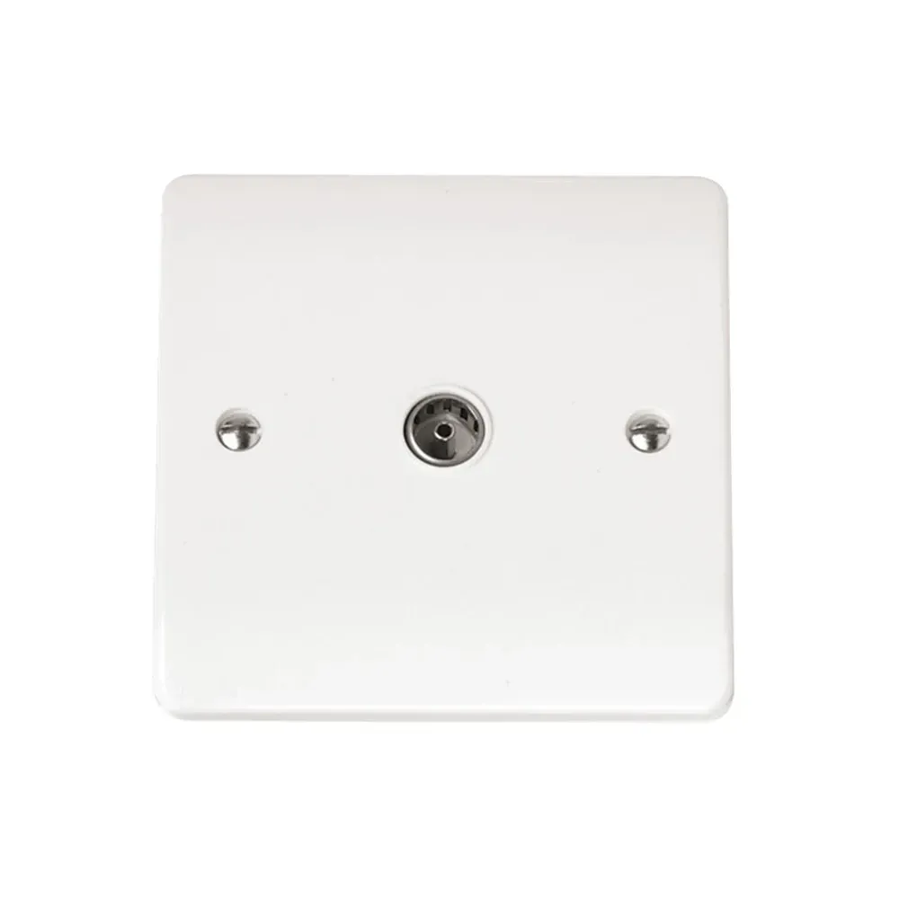 Click Mode CMA065 1G TV socket non-isolated polar white