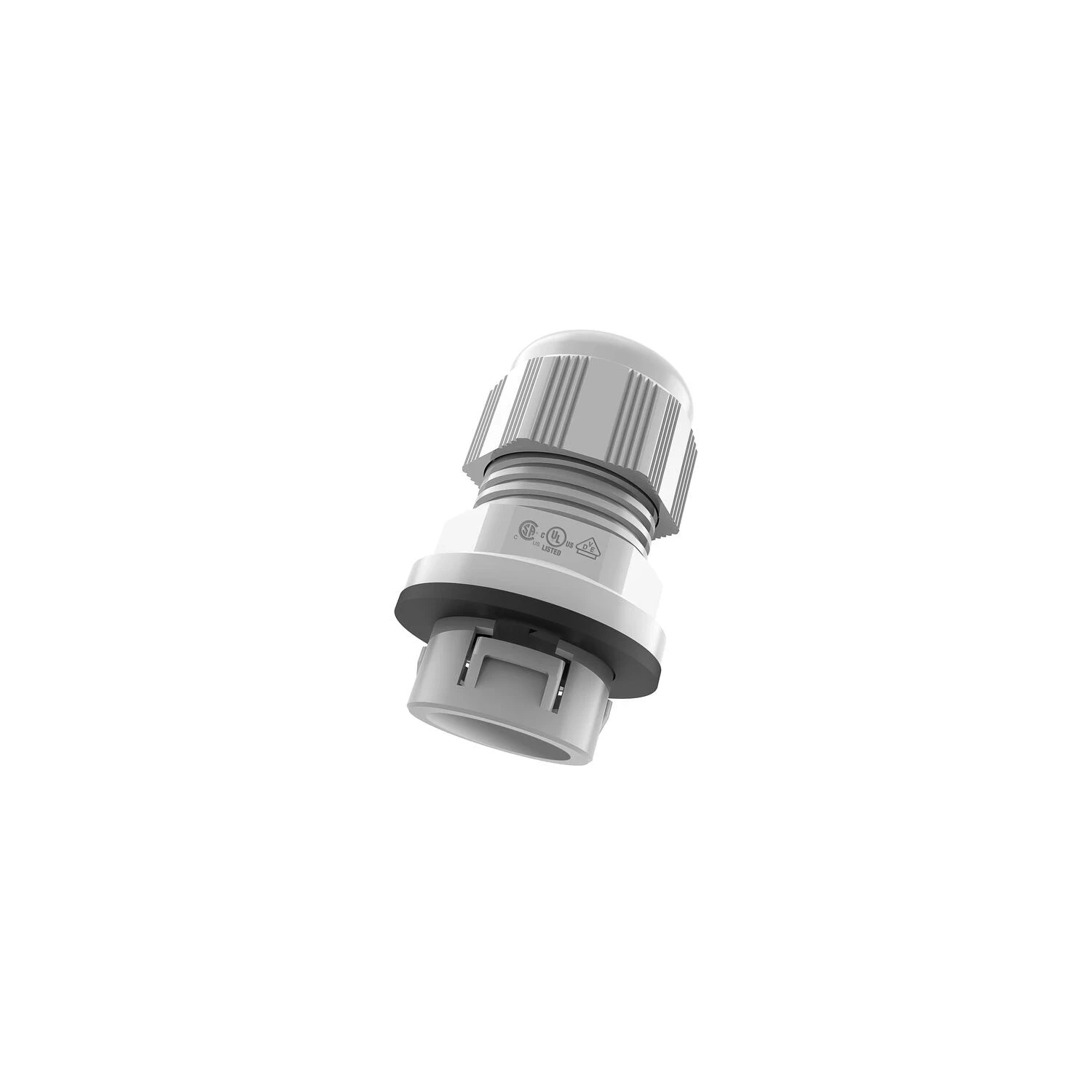 Standard M20 Nylon IP68 Gland — Grey — Pack of 10 — DCGPATM20GRY