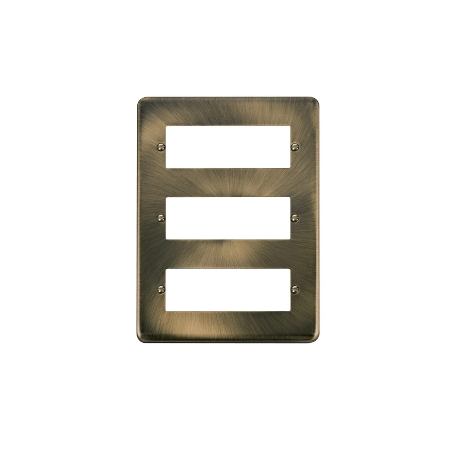 Click Deco Plus MiniGrid Plate 3 Tier 18 Apertures Antique Brass