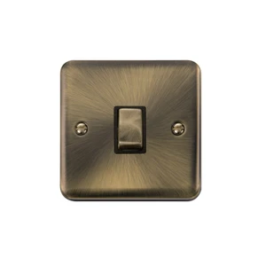 Click Deco Plus 20A DP Switch Antique Brass