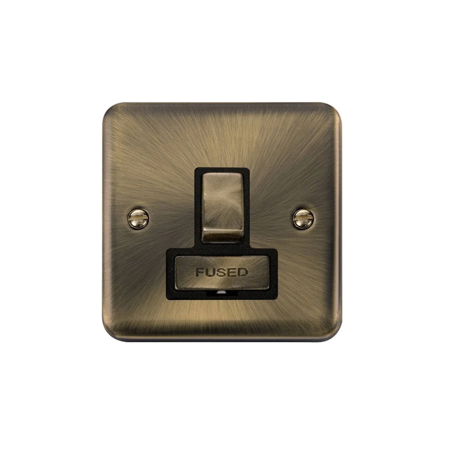 Click Deco Plus Switched Fused Connection Unit 13A DP Antique Brass