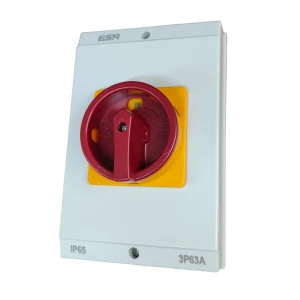 ESR Enclosed Isolator 63A 3P IP65