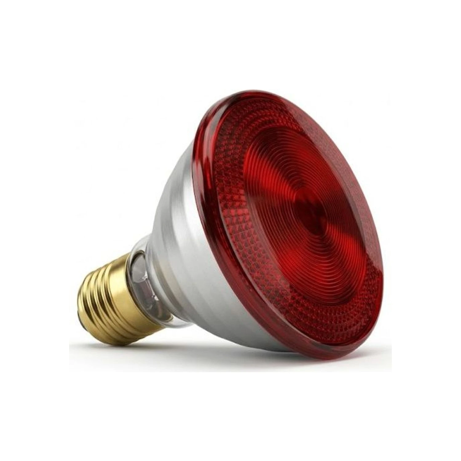 Tezla 175W PAR38 infrared heat lamp, red, ES cap