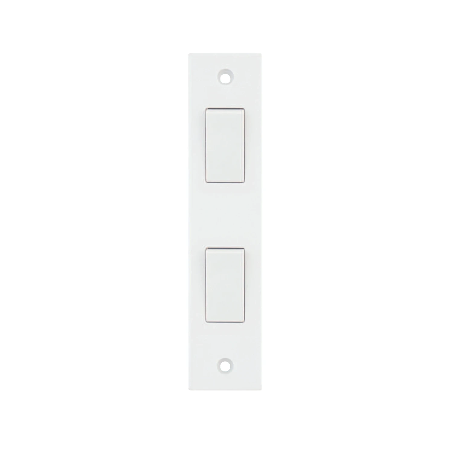 Selectric 2G Architrave Switch 10AX 2W White