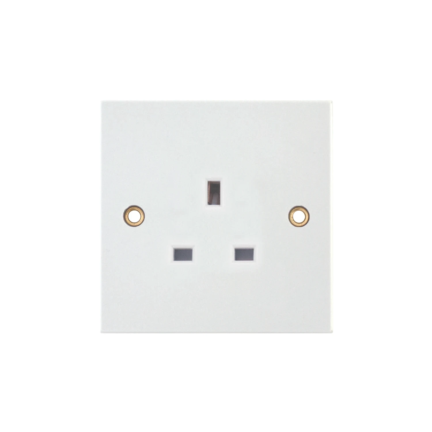 Selectric 1G 13A Unswitched Socket Outlet White Square