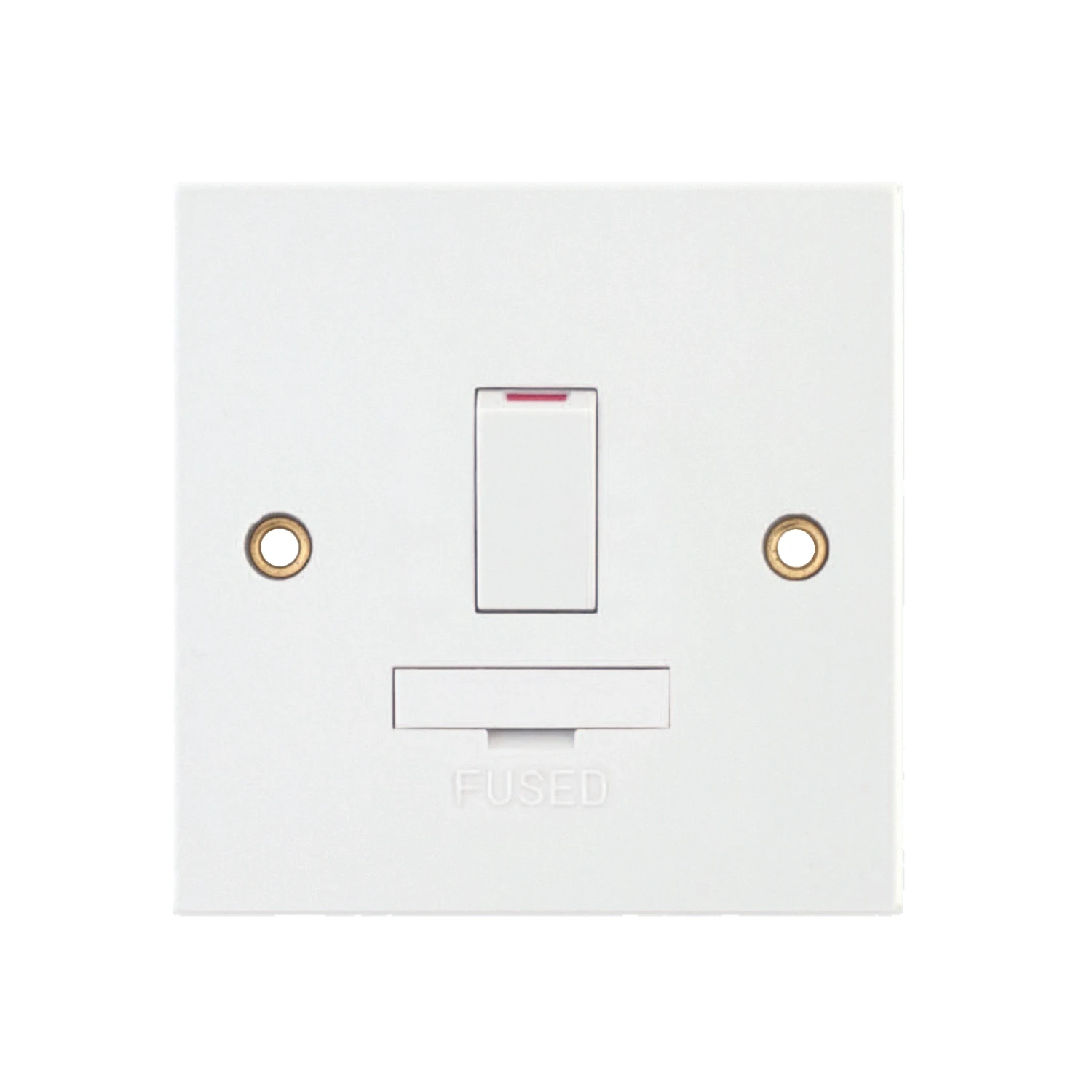 Selectric 1G Fused Connection Unit 13A DP Switched White