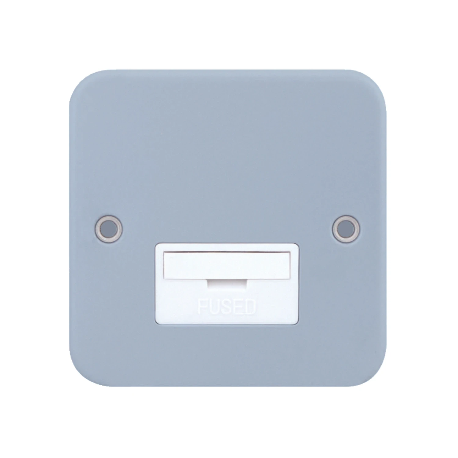 Selectric Unswitched Fused Connection Unit 13A SP Metal Clad Grey