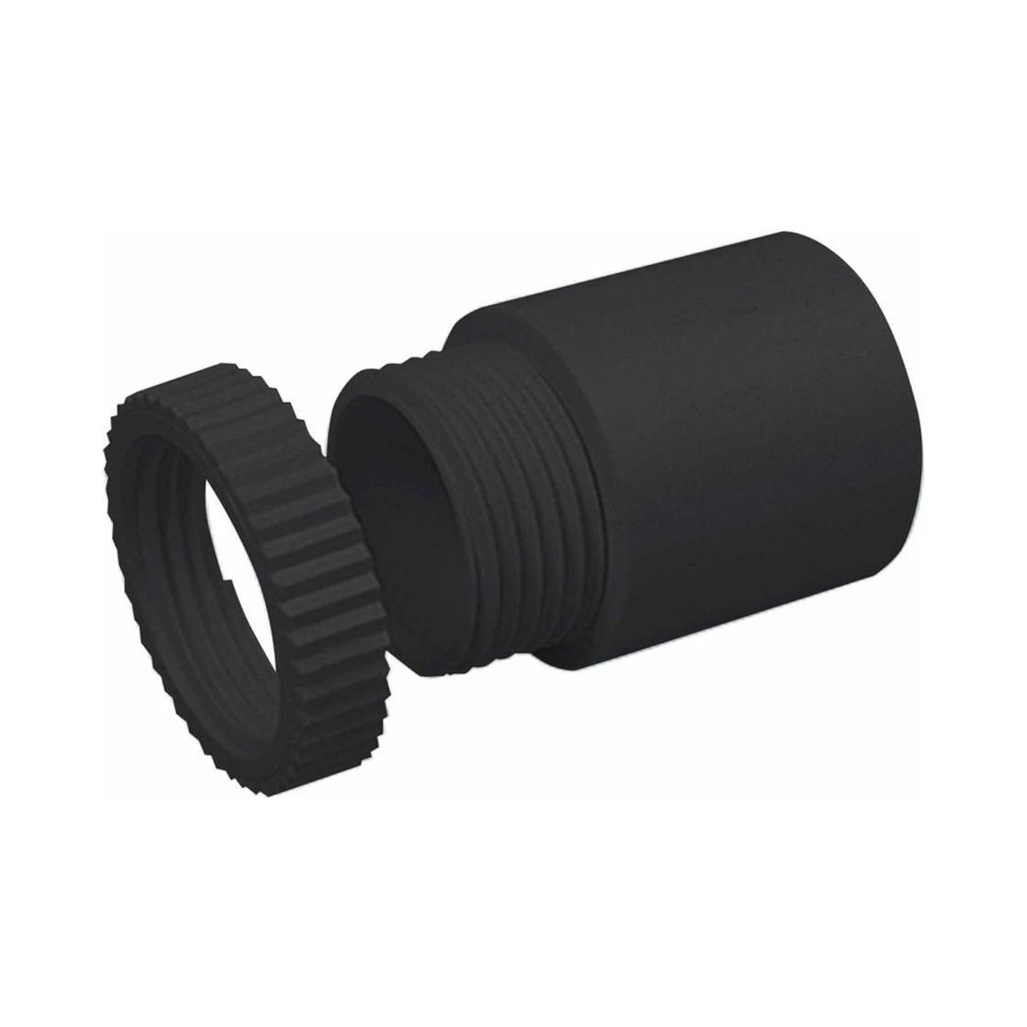 20mm Male Adaptor for PVC Conduit, Black