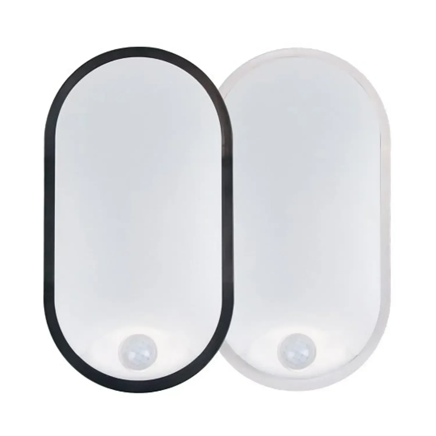 Octo LED Bulkhead with PIR Sensor 10W - Mounted on Wall with PIR Sensor Active