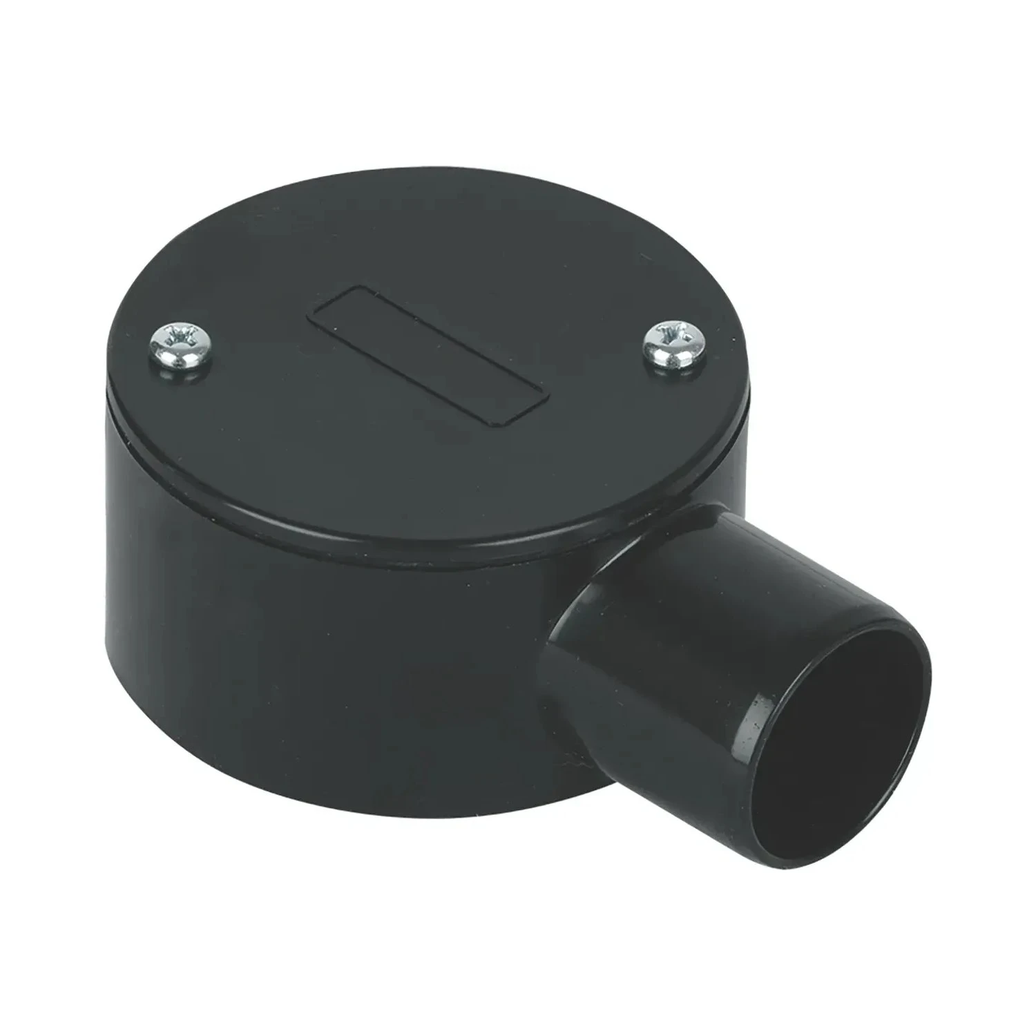 25mm Terminal Box for PVC Conduit, Black