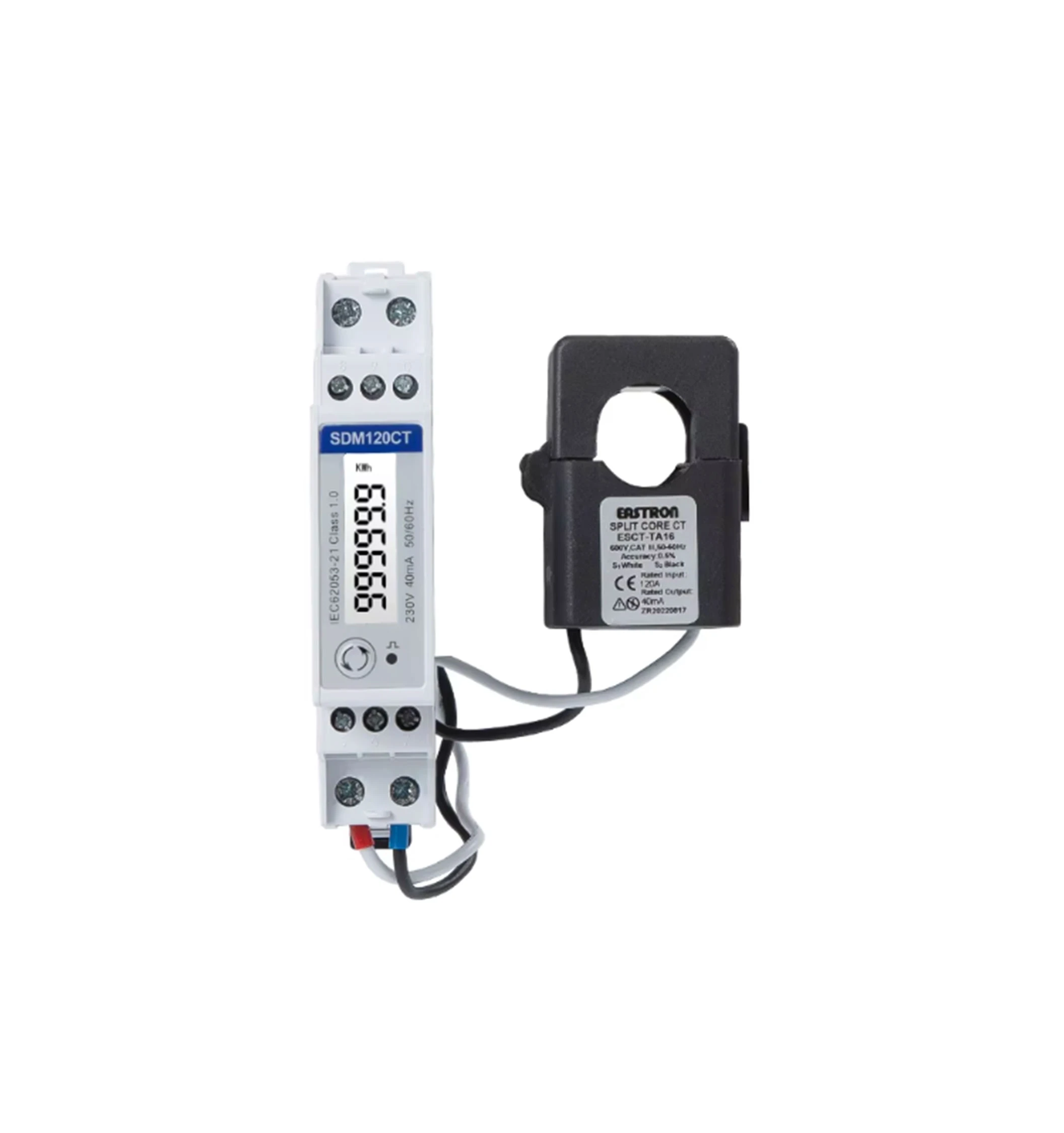 230V Single Phase CT Energy Meter Kit | Modbus RS485 | MID Class 1