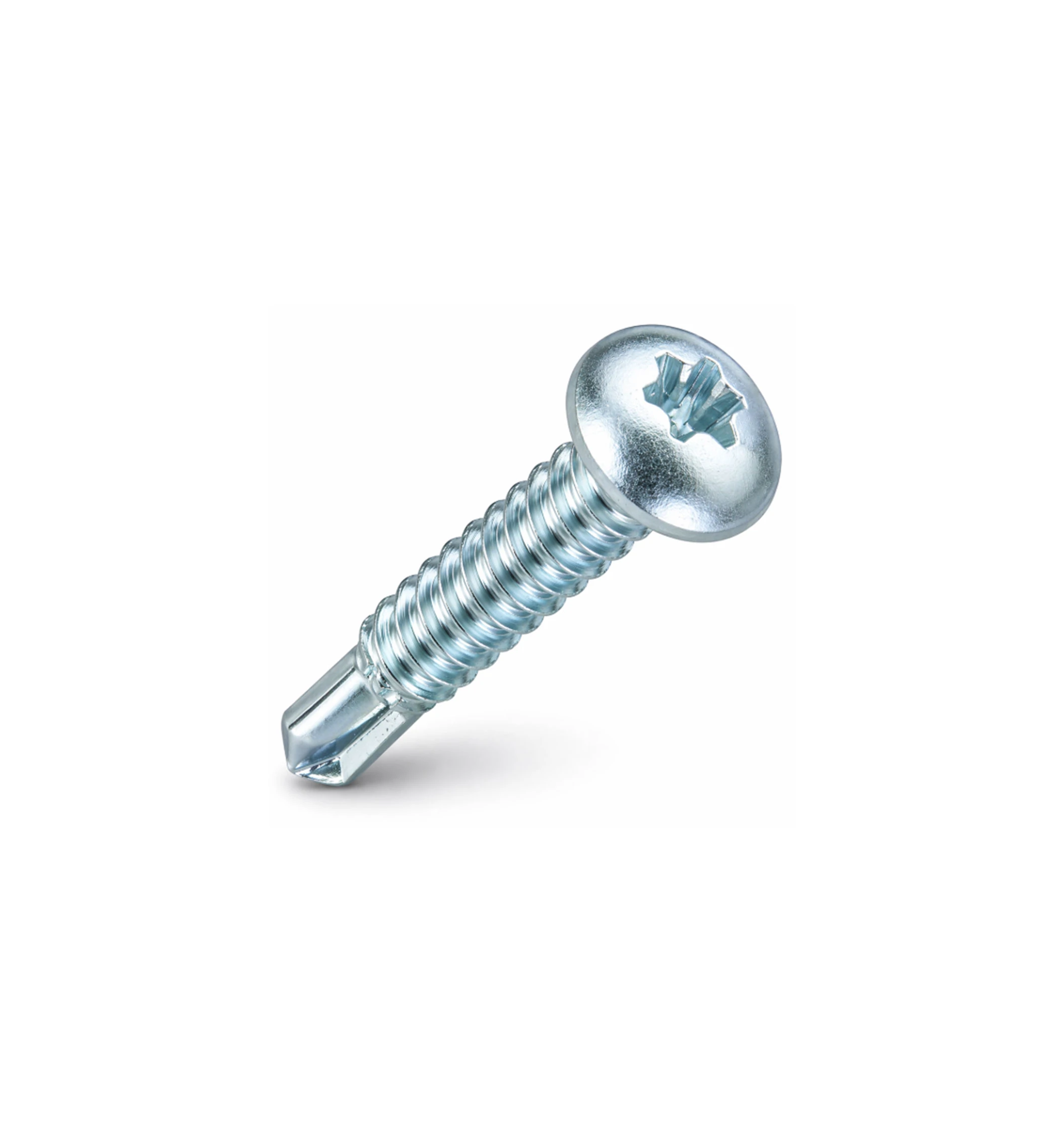 Self Drilling Screw 3.9x19mm Pozi Pan Head BZP DIN 7504