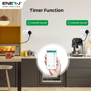 ENER-J SHA5354 dual smart plug timer function