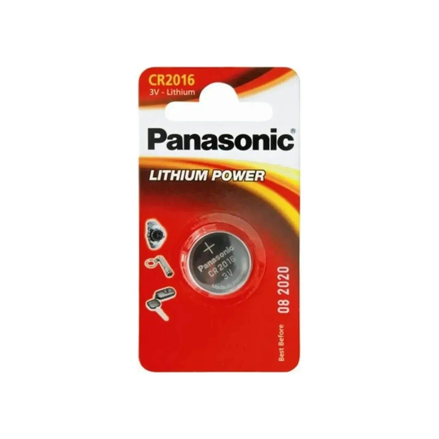 CR2016 - Panasonic Battery 3V Lithium Coin Cell CR2016- Pack Of 1