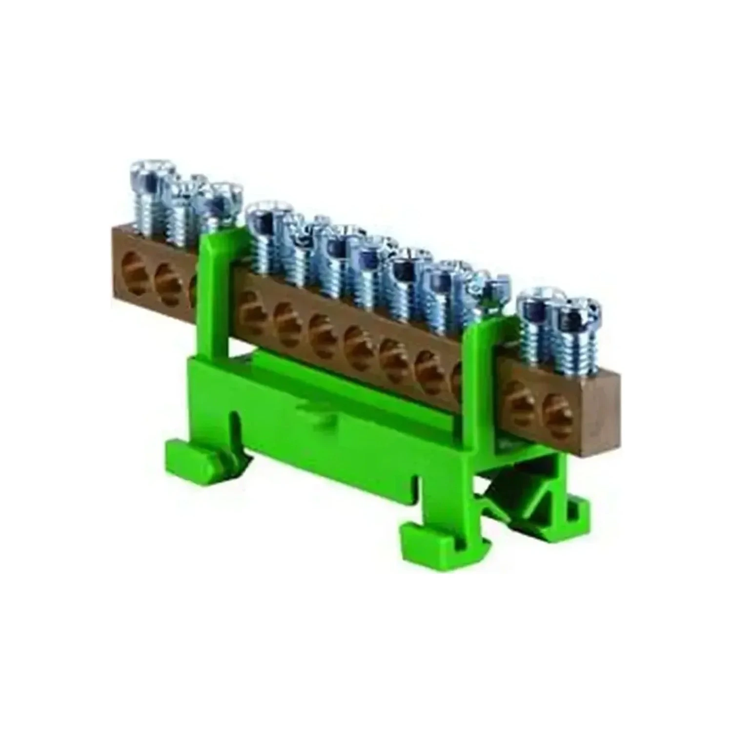 EB12 - 12 Way 16mm Earth Bar Din Rail Mounted