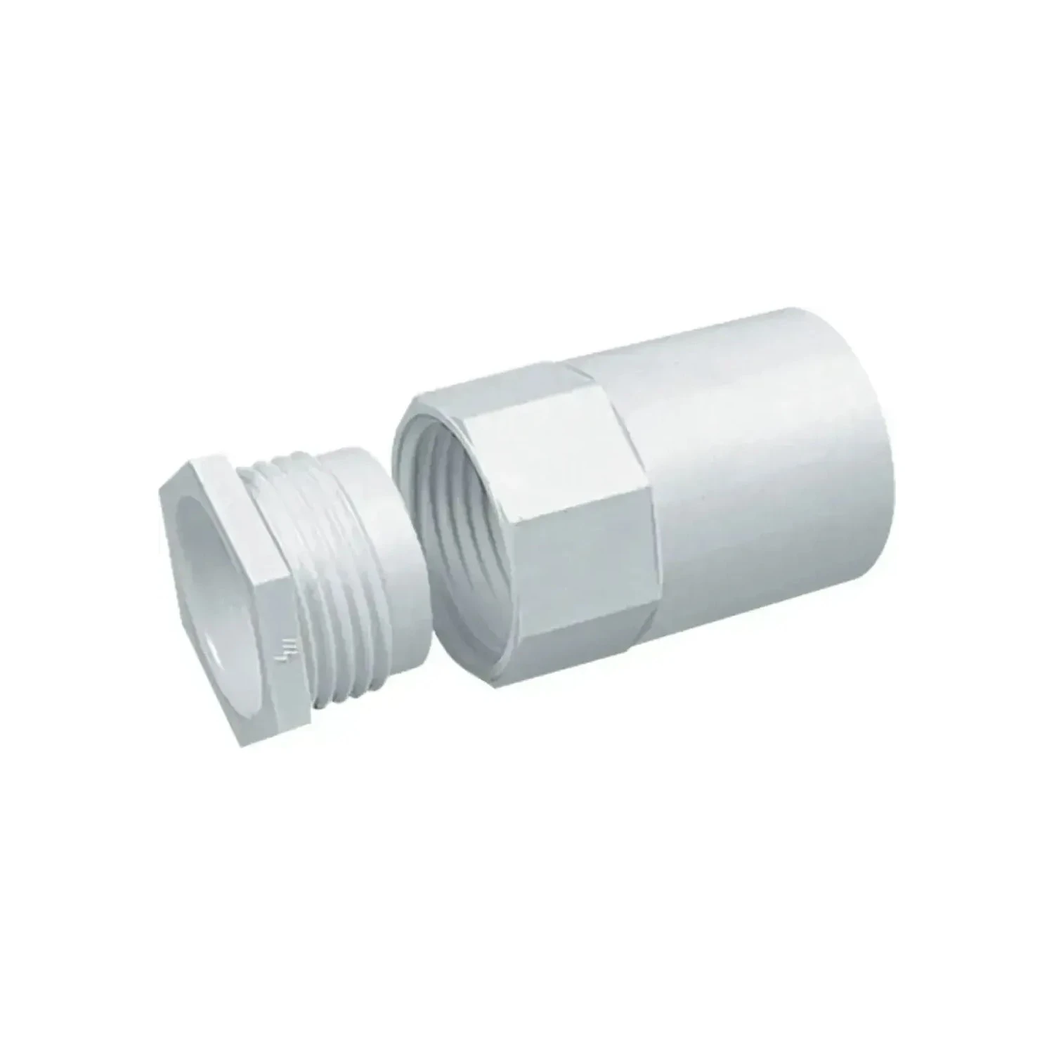 PVCMAB3WH - PVC Conduit 25mm Female Adaptor Marshel Tuflex