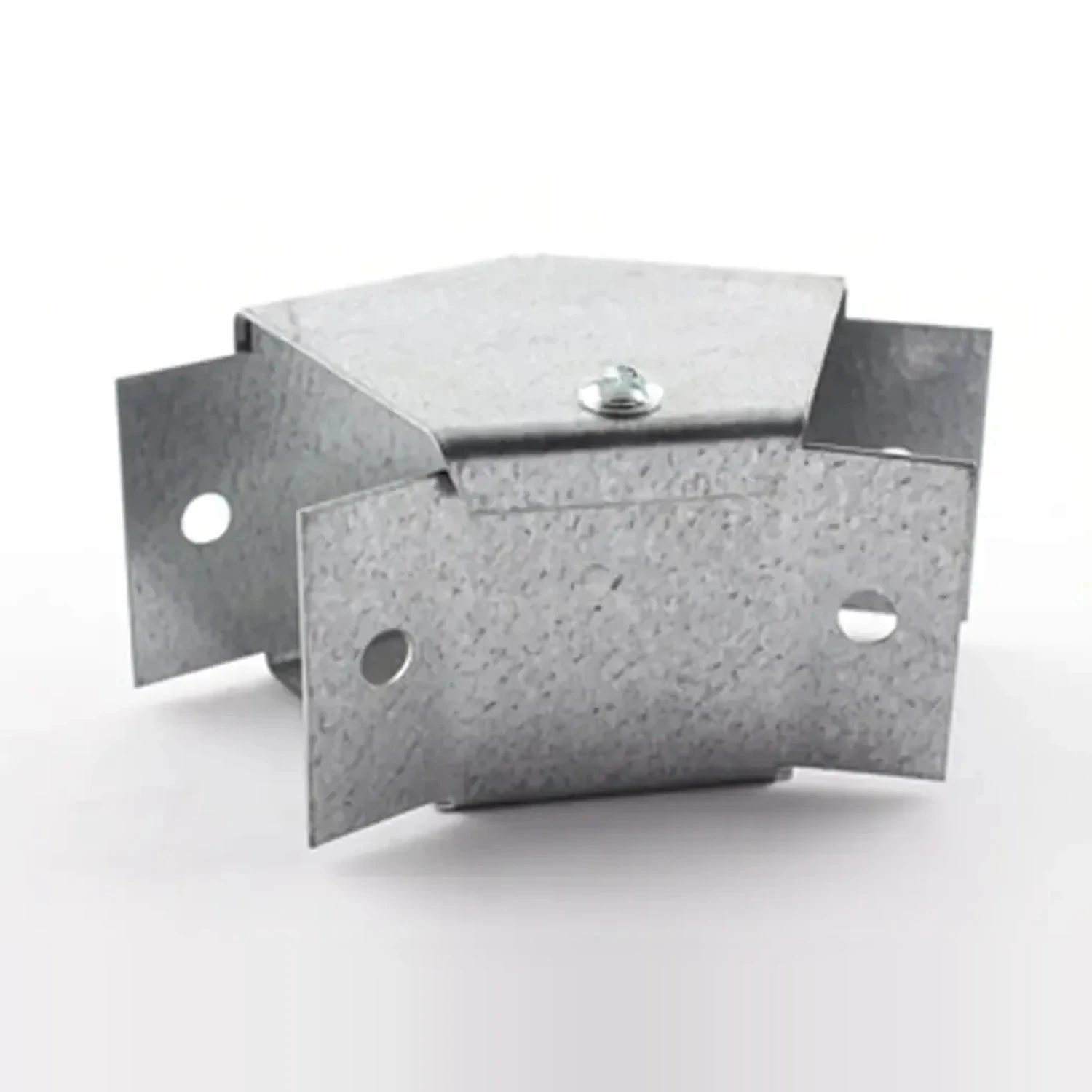 E305 - 75x75mm Galv With 45 Degree Bend Top Lid E305