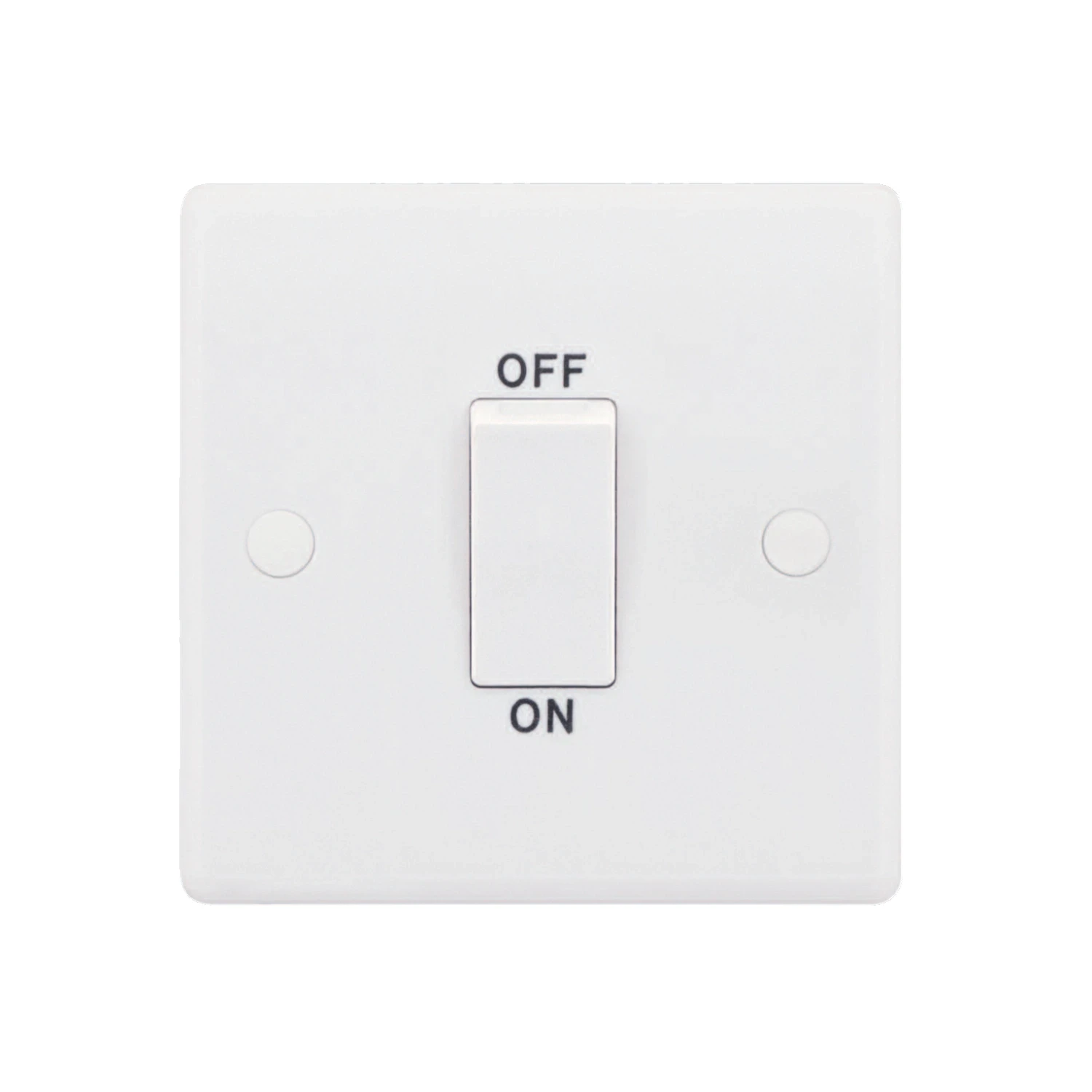 Selectric 1G 45A DP Cooker Switch Red Rocker White Smooth