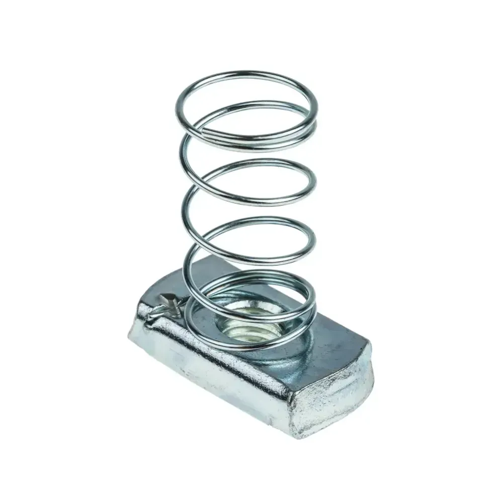Unistrut Long Spring Channel Nut M10 - back view