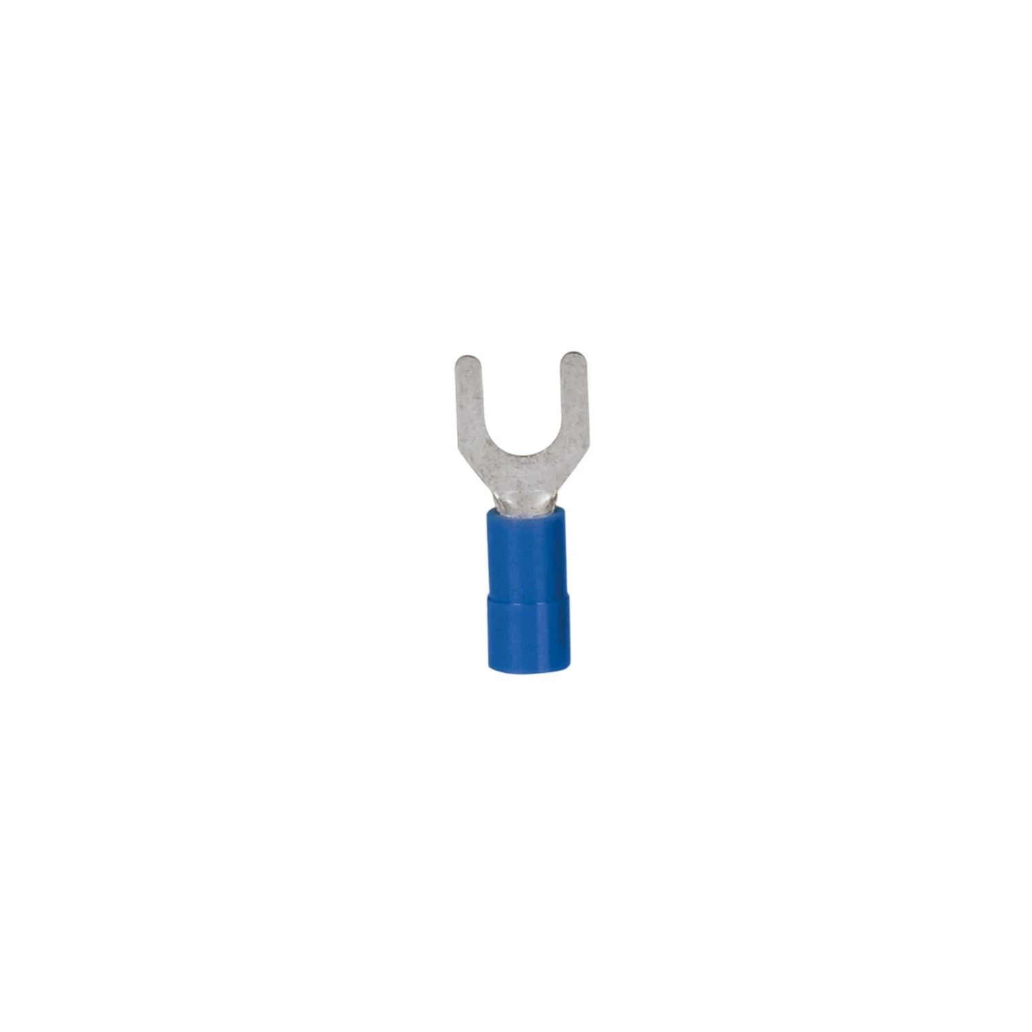 Partly Insulated Fork Spade Terminal M4 Blue 1.5-2.5mm² 100pk