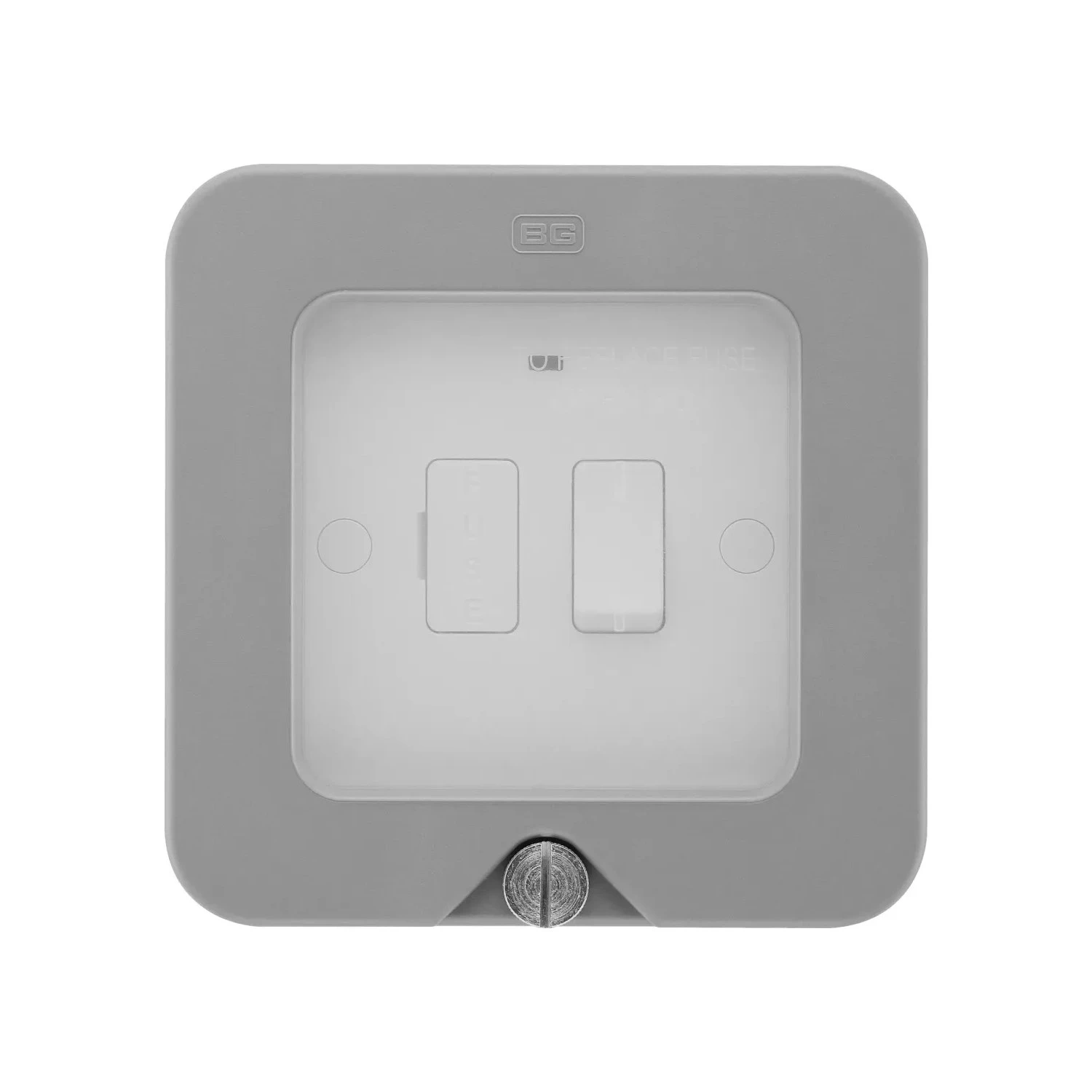 BG Nexus Storm WP53 weatherproof 13A DP switched fused connection unit IP66 grey